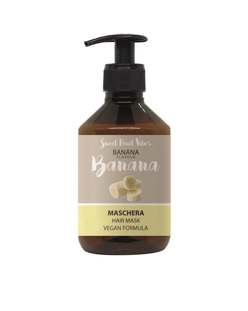 SW11_CMYK_Maschera_250 ml_Banana Copy Μάσκα Sweet Fruits Vibes - Vegan σύνθεση - Image 1